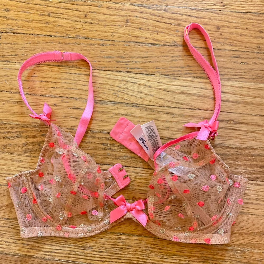 Agent Provocateur Brie Pink & Nude Bra
